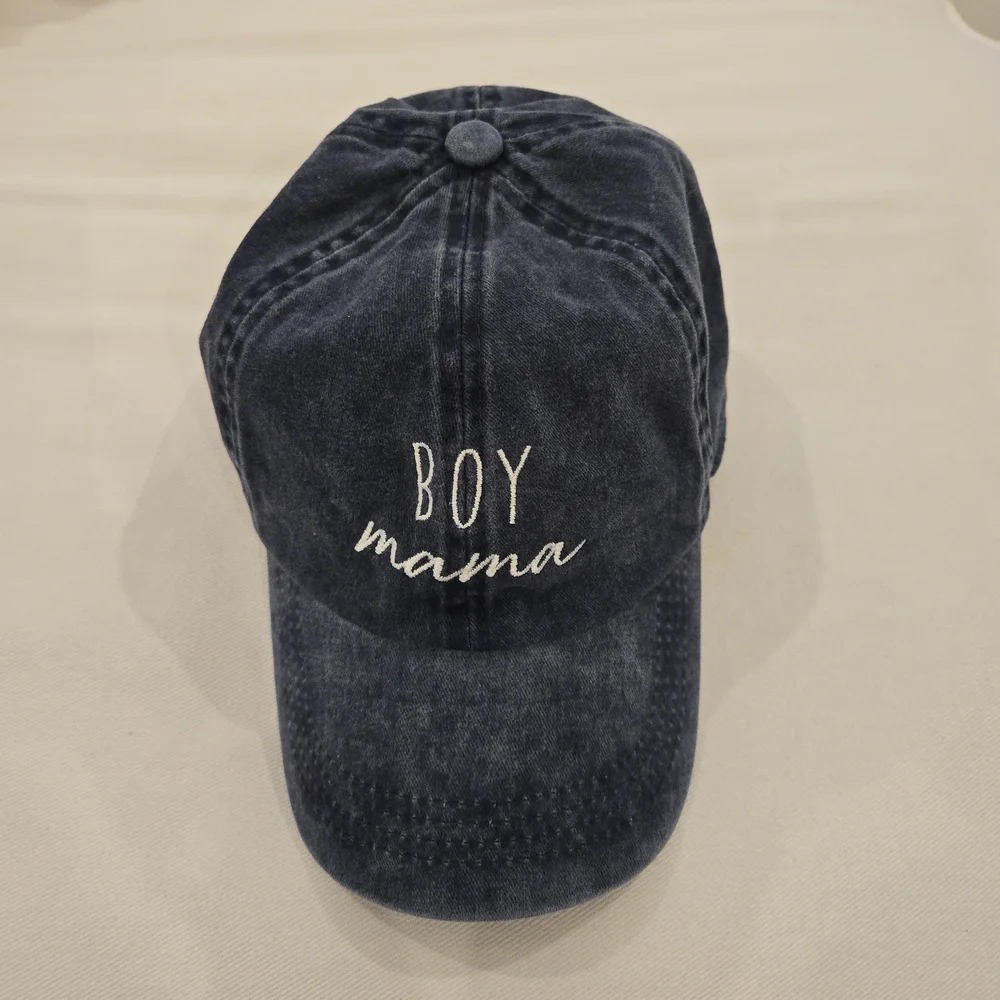 Altar'd State Navy Denim Cap - Picture 1 of 5